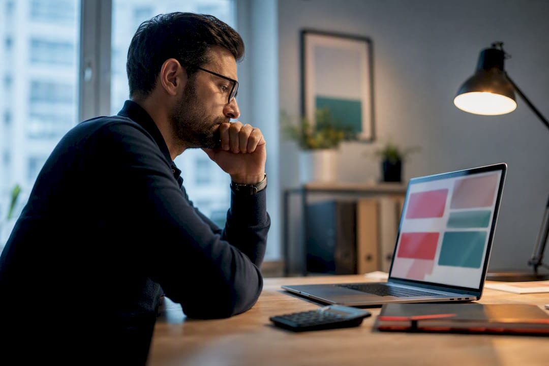 Professional comparing certification costs online