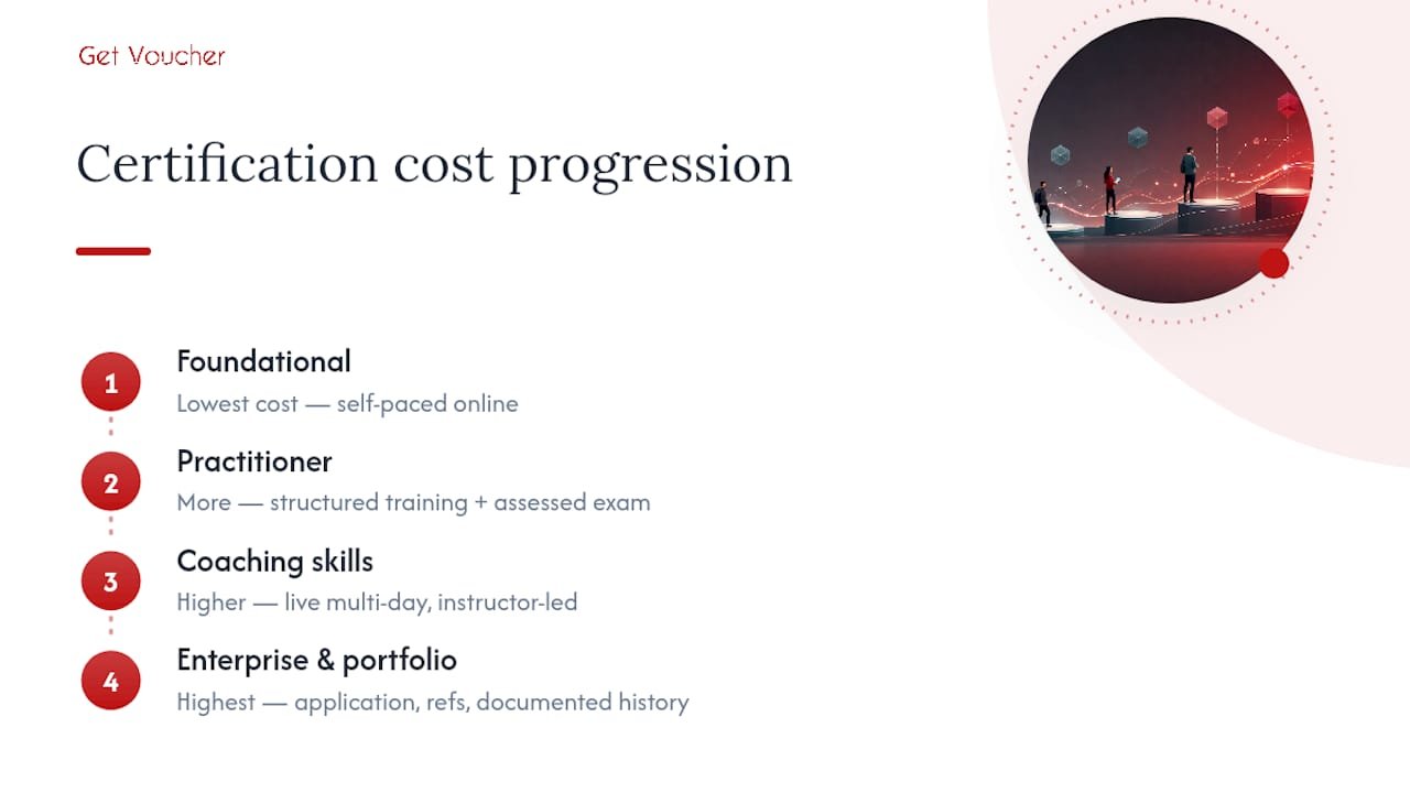 Typical costs and investment needed for each path — overview diagram