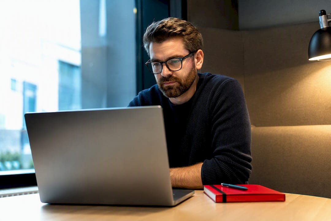 Professional preparing for sales certification