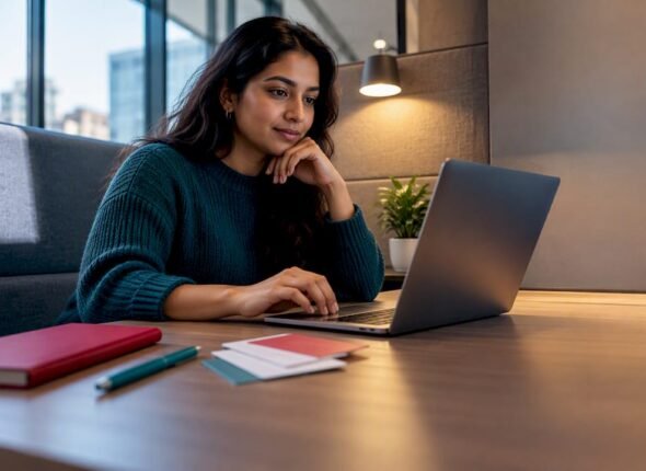 Professional researching Agile certification pathways
