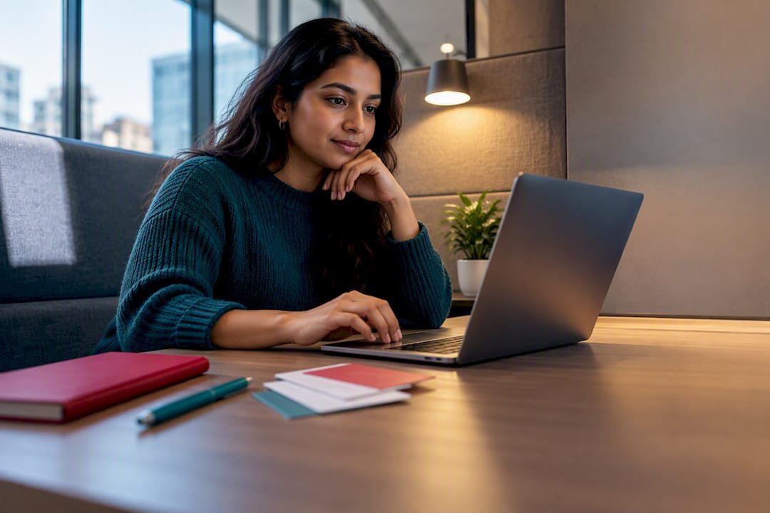 Professional researching Agile certification pathways