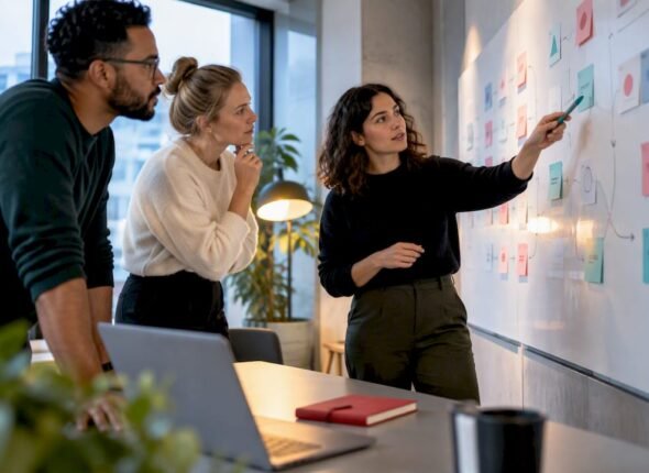 Product team reviewing a certification-relevant roadmap