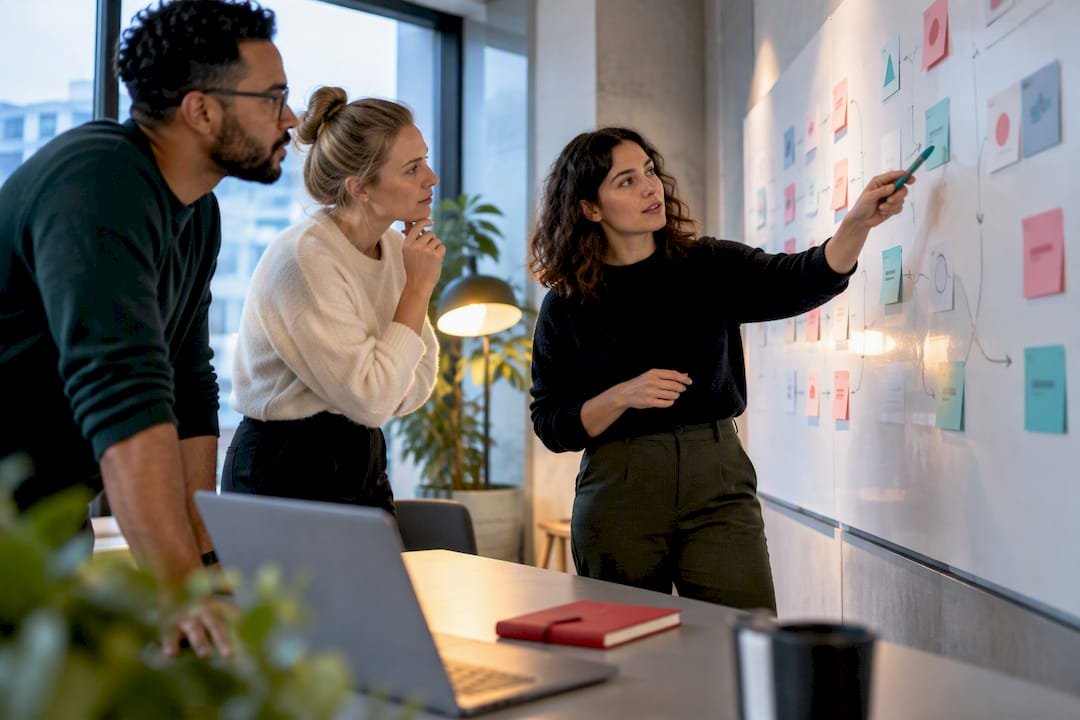 Product team reviewing a certification-relevant roadmap