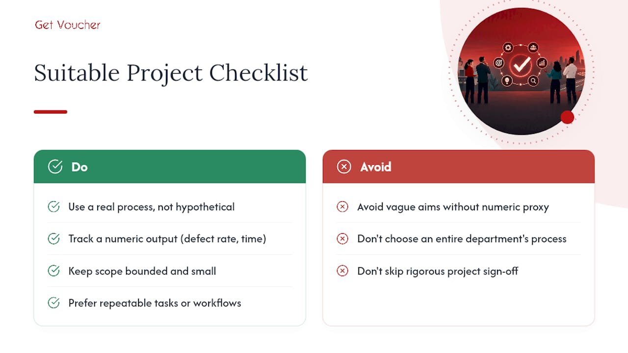 What counts as a suitable certification project — overview diagram