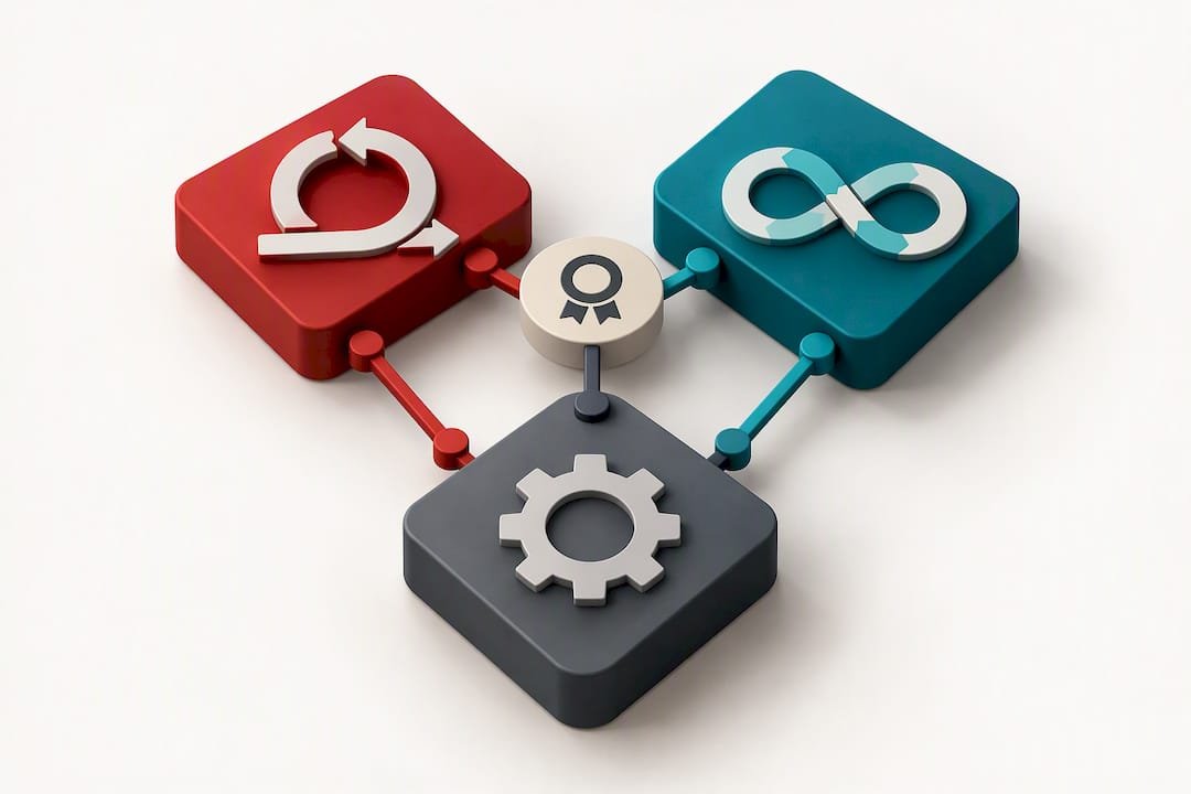 Illustration of Scrum DevOps operations relationships