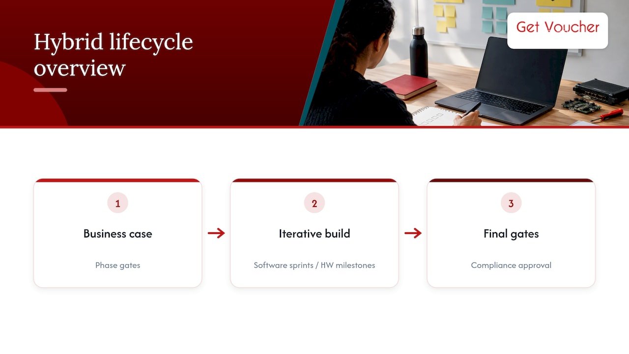 Hybrid lifecycle with gates and iterative work