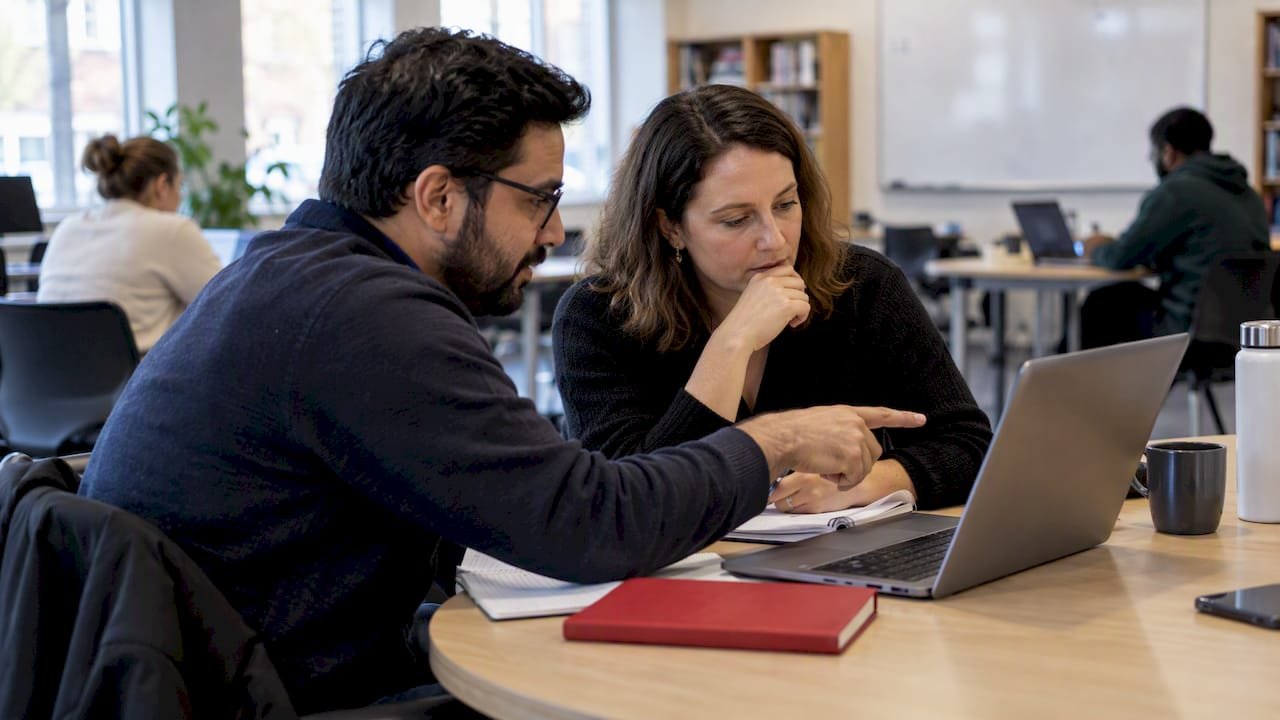 Professionals comparing OKR certification pathways