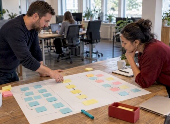 Team comparing three delivery planning approaches