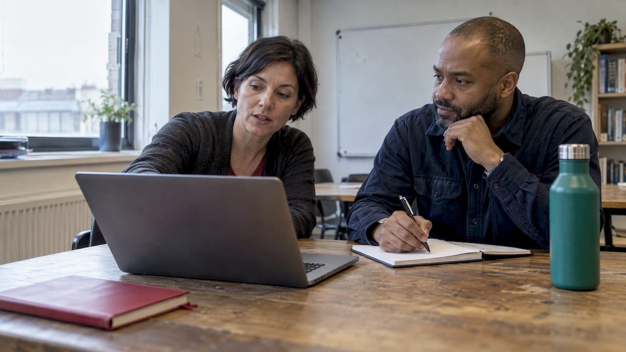 Professionals comparing a SODEC certification route