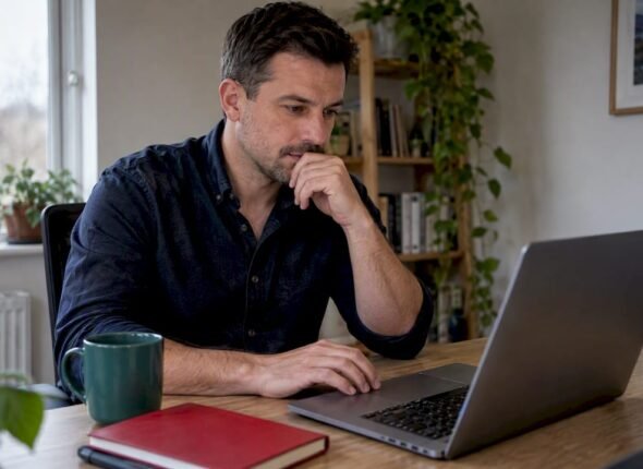 Professional choosing a Six Sigma certification voucher