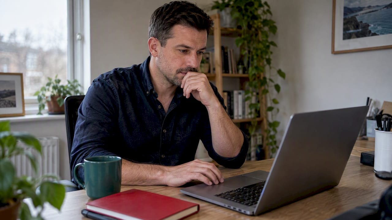 Professional choosing a Six Sigma certification voucher