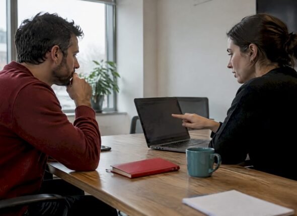 Hiring team comparing first product roles
