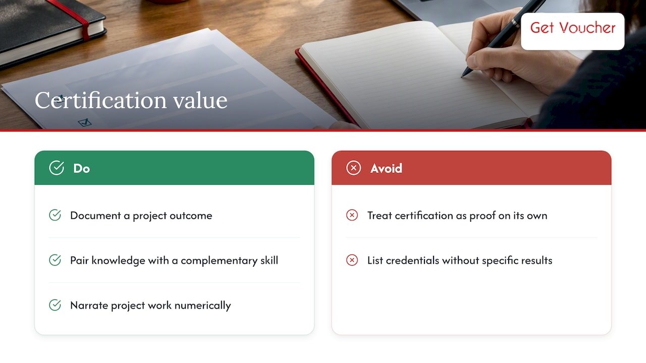 When certification earns its cost — overview diagram