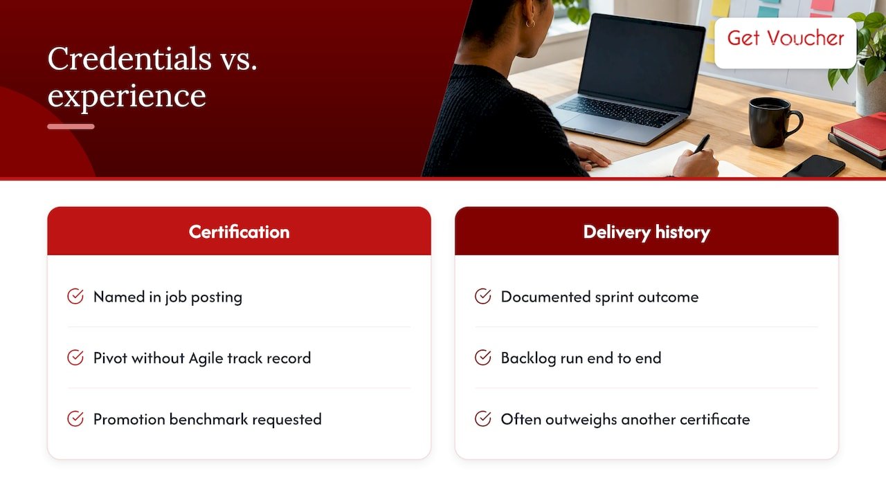 When a certification matters more than experience — overview diagram