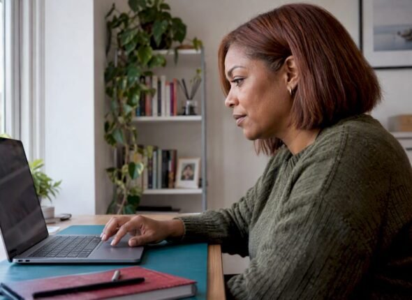 Candidate checking an online Scrum exam appointment